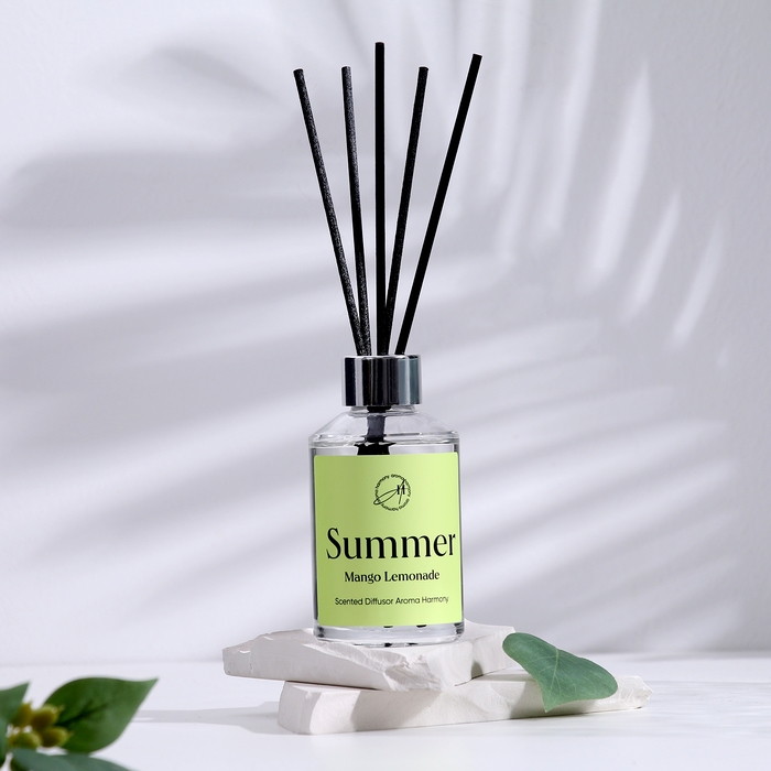 Диффузор ароматический, Диффузор ароматический, "Mangо lemonade", манго и лимонад, 100 мл