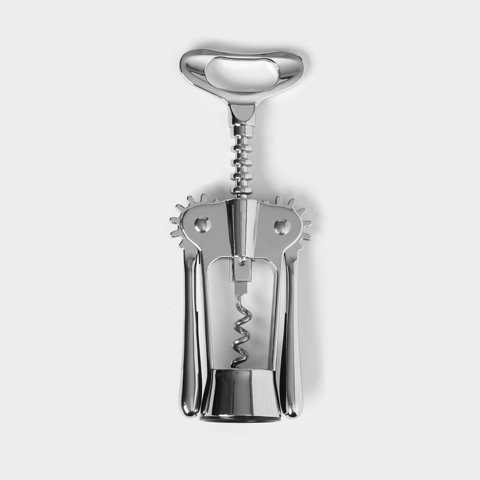 Штопор Доляна «Идея», 18 см, цвет серебряный