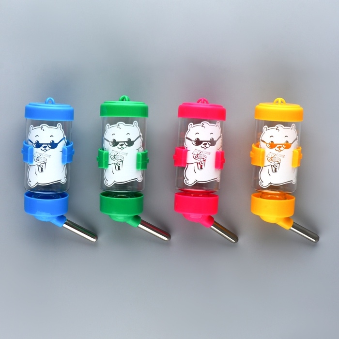 Поилка для грызунов 80 мл, 9 Х 4,5 см, микс цветов Поилка для грызунов 80 мл, 9 Х 4,5 см, микс цветов