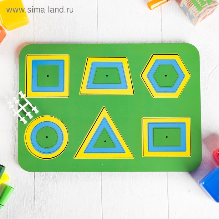 Рамка-вкладыш М. Монтессори «Паутинка 1» МИКС Рамка-вкладыш М. Монтессори «Паутинка 1» МИКС