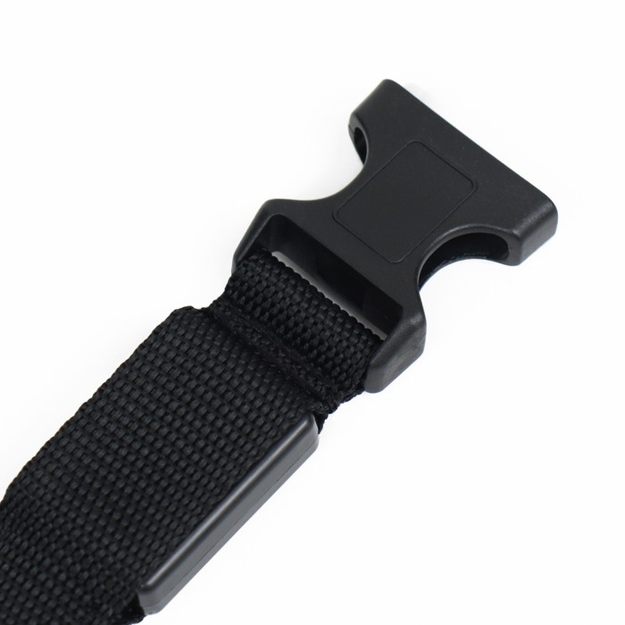 Ошейник с подсветкой размер L, ОШ 45-52 х 2,5 см, 3 режима свечения чёрный Ошейник с подсветкой размер L, ОШ 45-52 х 2,5 см, 3 режима свечения чёрный