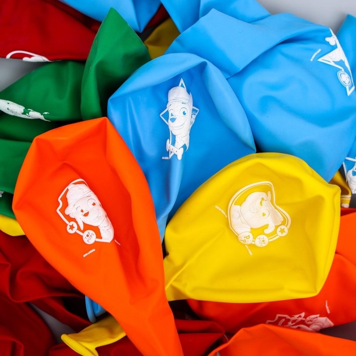 Шар воздушный Шар воздушный "Друзья", 12 дюйм, латексный, 25 штук, Щенячий патруль