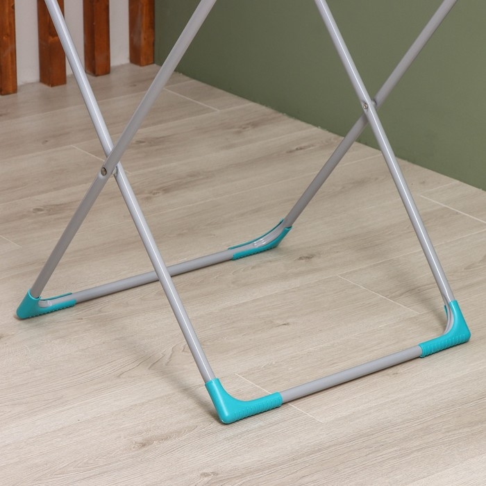 Сушилка для белья напольная, 220×50×90 см, 25 м, цвет хром Сушилка для белья напольная, 220×50×90 см, 25 м, цвет хром