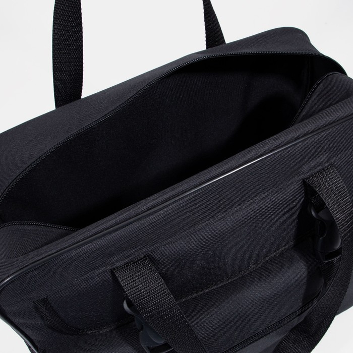 Сумка мужская «ЗФТС», цвет чёрный Сумка мужская «ЗФТС», цвет чёрный