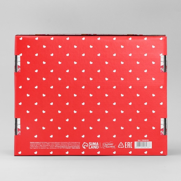 Коробка подарочная складная, упаковка, «Любовь», 27 х 21 х 9 см Коробка подарочная складная, упаковка, «Любовь», 27 х 21 х 9 см