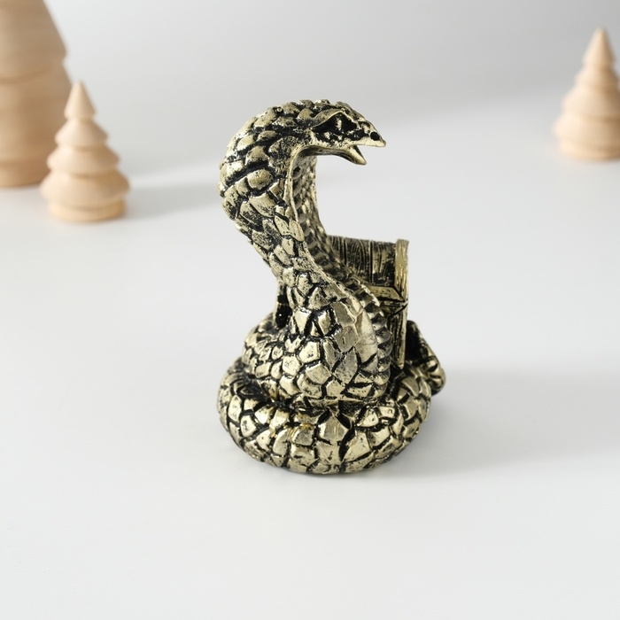 Копилка полистоун Копилка полистоун "Змей с сундуком" МИКС 7х5,5х10 см