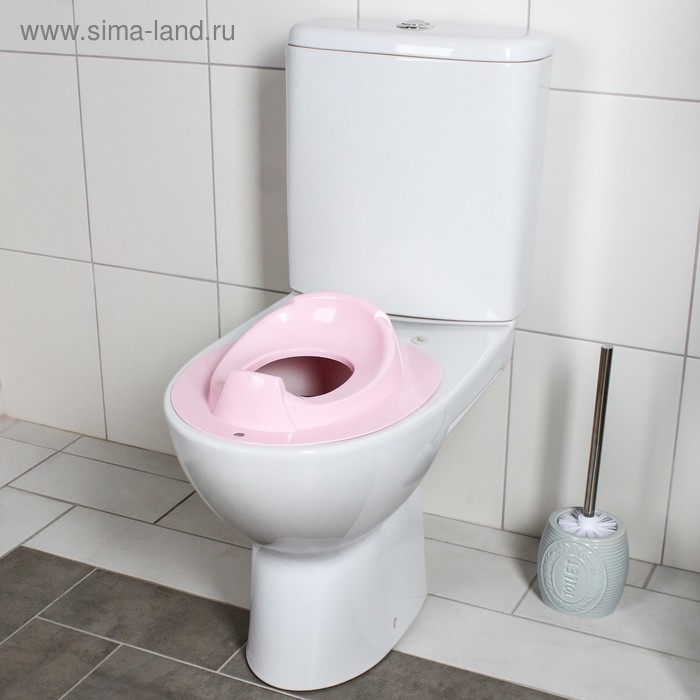 Детская накладка - сиденье на унитаз «Бамбино», цвет розовый Детская накладка - сиденье на унитаз «Бамбино», цвет розовый