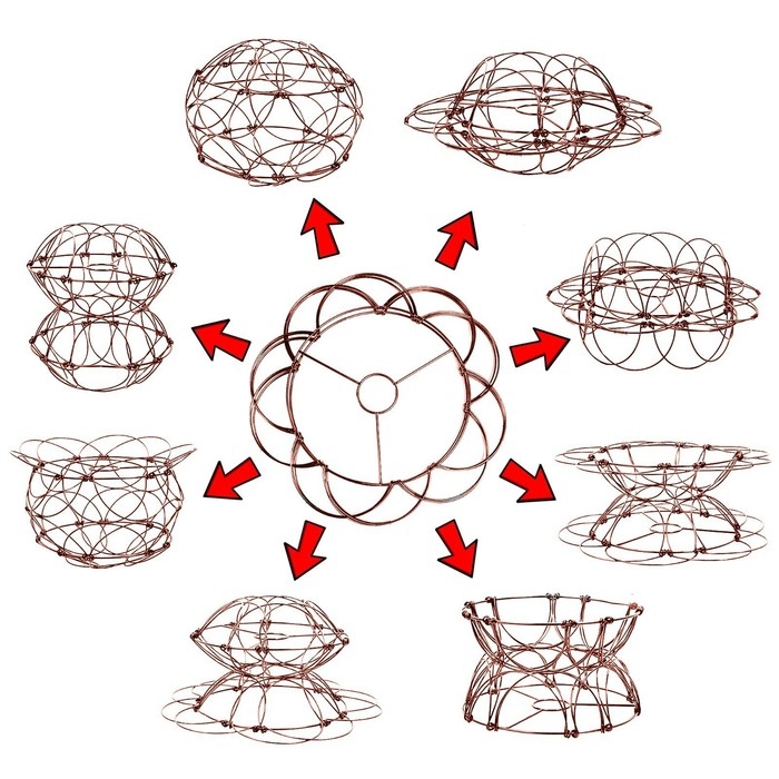Светильник BayerLux 1671/1 E27 40Вт медь 28х28х30-130 см