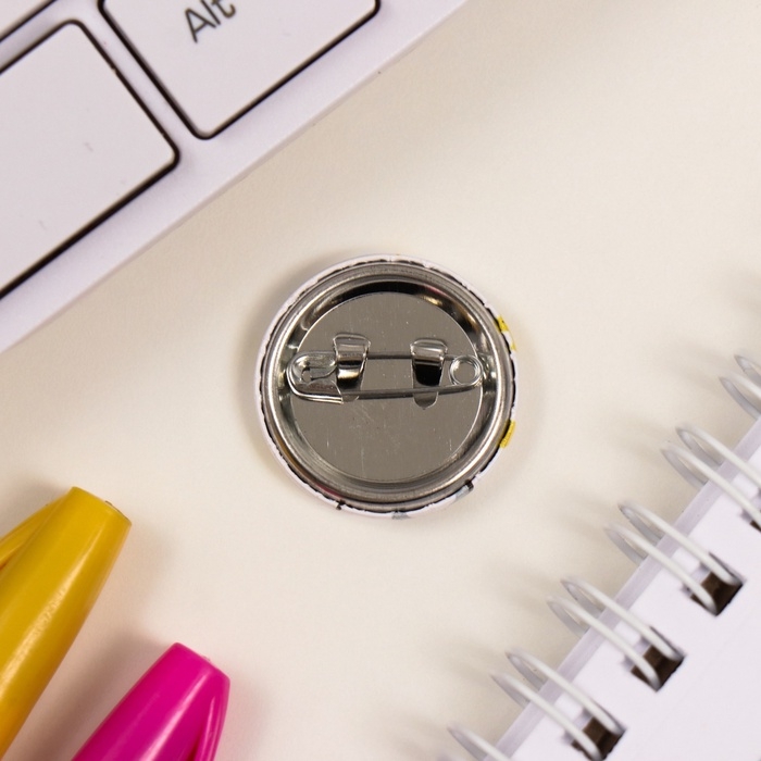 Значки закатные набор 3 шт d=25 мм Значки закатные набор 3 шт d=25 мм "Утки" 7х7 см