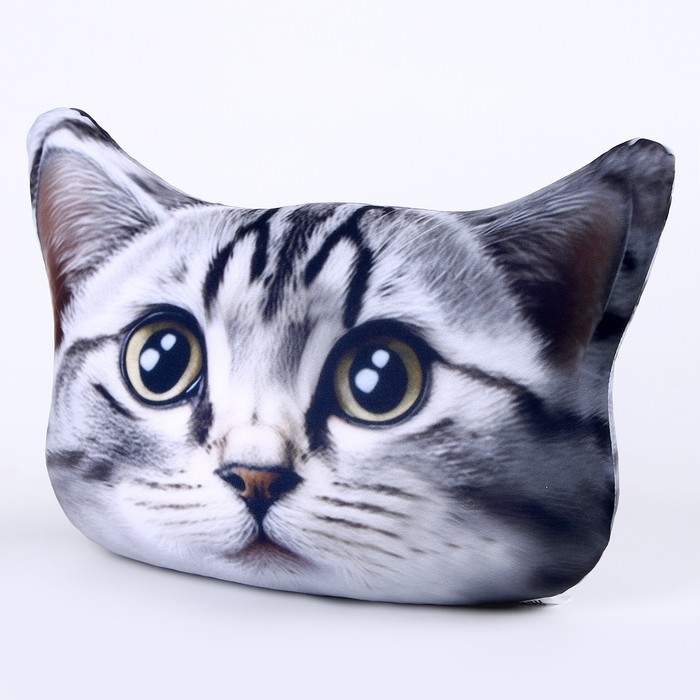 Подушка антистресс «Серый кот» Подушка антистресс «Серый кот»