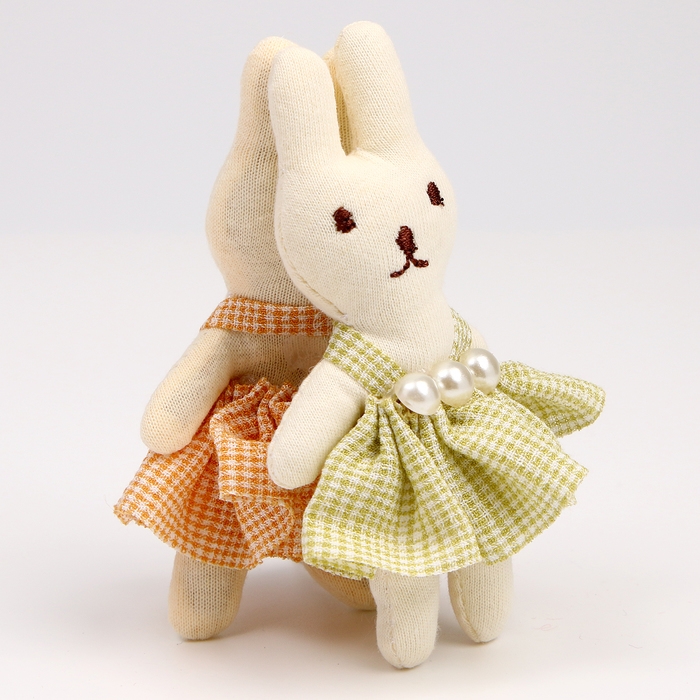 Мягкий магнит «Зайка», 10 см, цвет МИКС Мягкий магнит «Зайка», 10 см, цвет МИКС