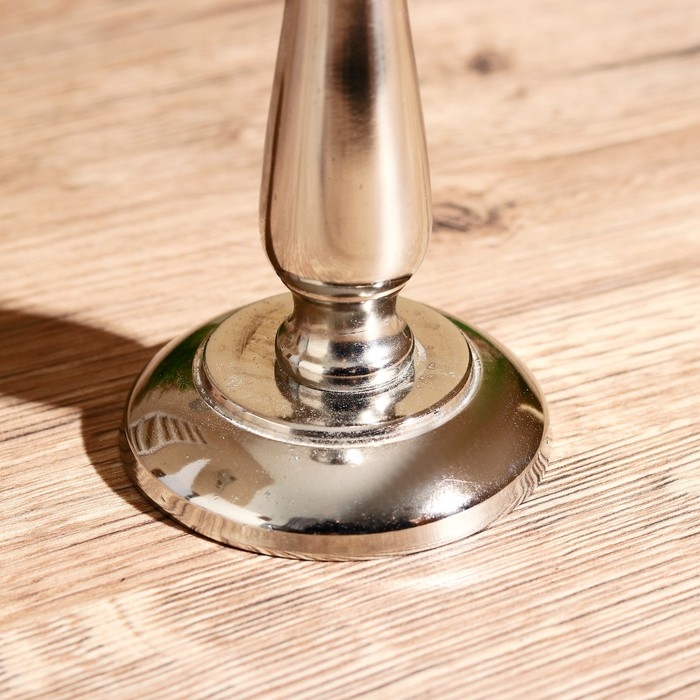 Подсвечник алюминий Подсвечник алюминий "Вулкан" на 1 свечу 6,5х6,5х11 см