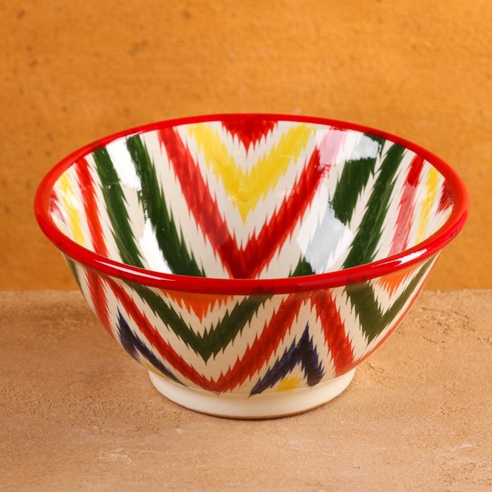 Коса Риштанская Керамика  Коса Риштанская Керамика "Атлас", 18 см, большая, разноцветная