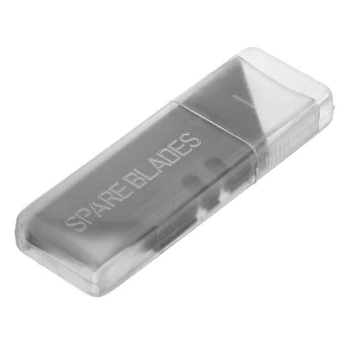 Набор лезвий для трапециевидных ножей 10 штук, 19мм Набор лезвий для трапециевидных ножей 10 штук, 19мм