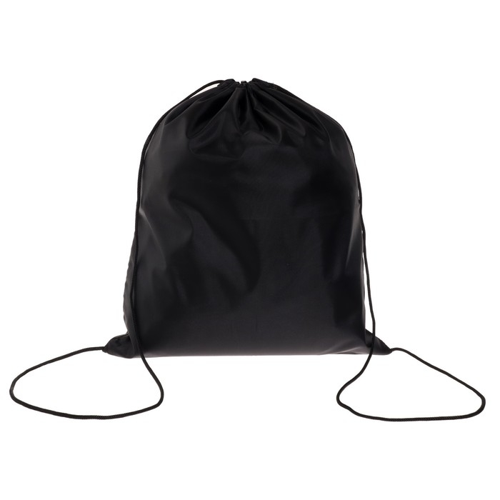 Мешок для обуви 420 х 340 мм,  Мешок для обуви 420 х 340 мм, "Стандарт" СДС-1, (мягкий полиэстер, плотность 210 D), чёрный