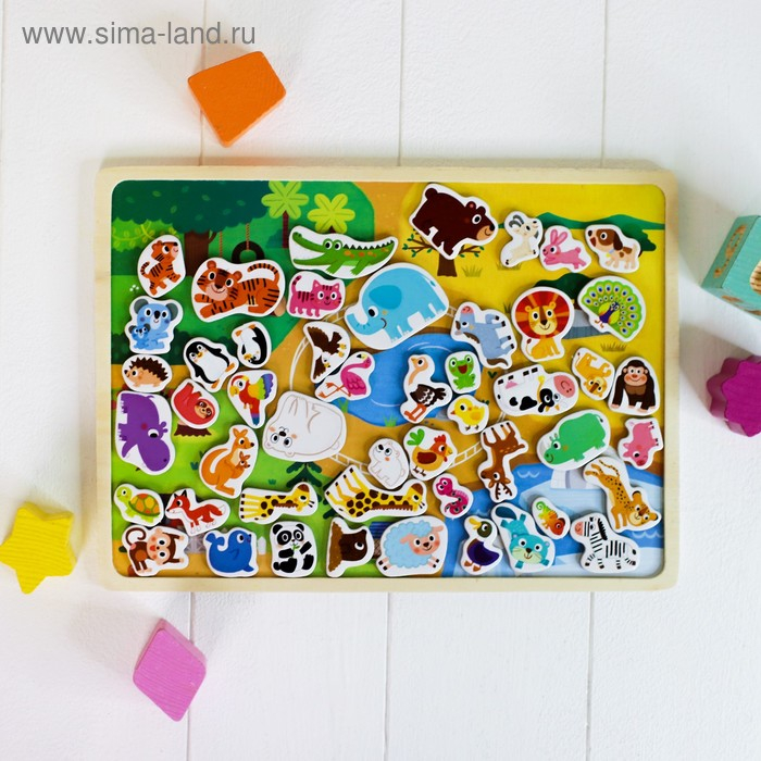 Конструктор магнитный «Зоопарк» Конструктор магнитный «Зоопарк»