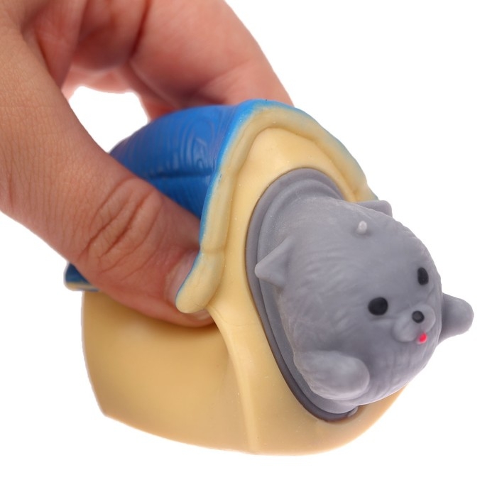 Антистресс сквиш мялка «Усмирённое настроение», собака, цвета МИКС, в шоубоксе Антистресс сквиш мялка «Усмирённое настроение», собака, цвета МИКС, в шоубоксе