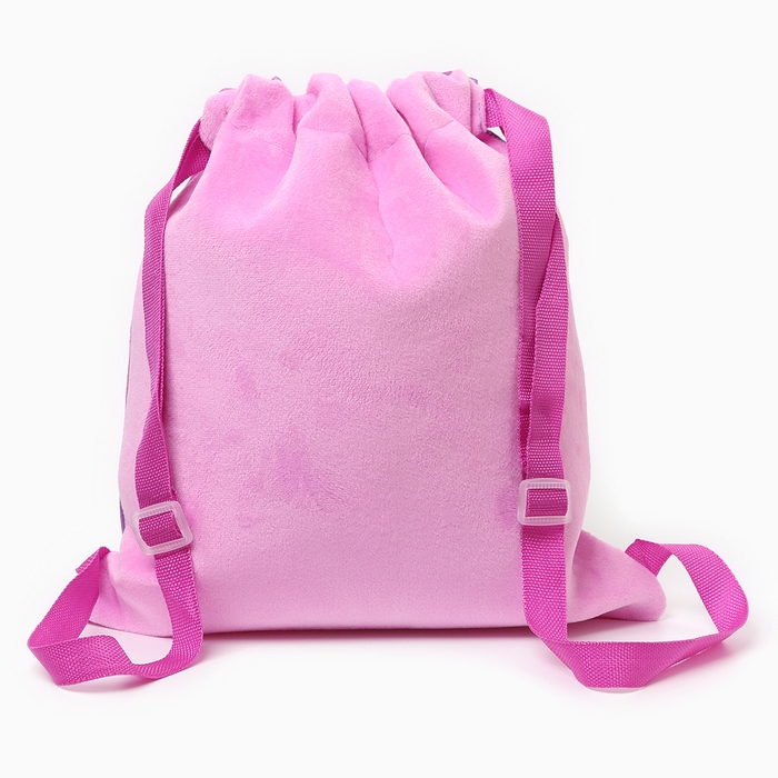 Сумка детская «Единорог», 35 × 30 см, цвет фиолетовый