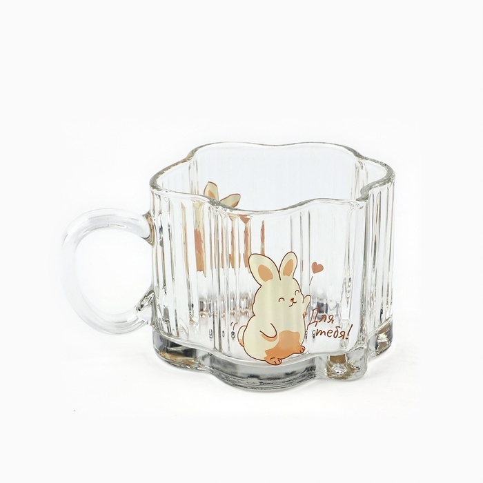 Кружка стеклянная «Для тебя», 260 мл Кружка стеклянная «Для тебя», 260 мл