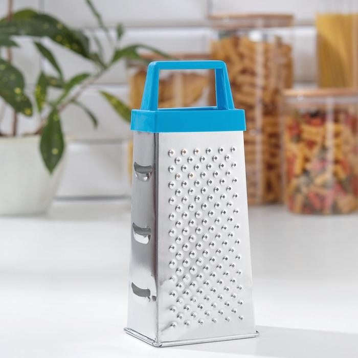 Тёрка четырёхгранная Доляна «Классика», 20 см, цвет МИКС Тёрка четырёхгранная Доляна «Классика», 20 см, цвет МИКС