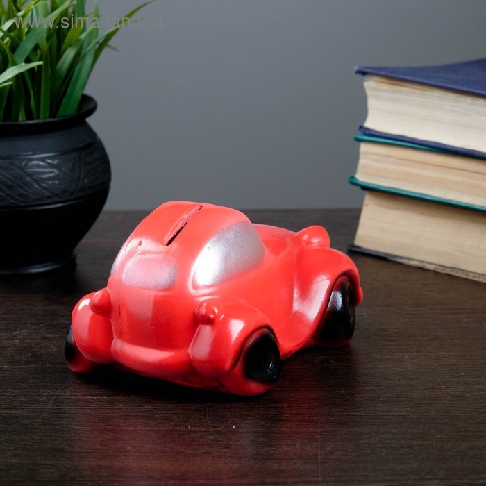 Копилка  Копилка "Машина" красная, 13х8см