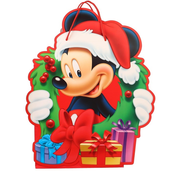 Пакет подарочный, 23х27х11.5 см, упаковка, Микки Маус Пакет подарочный, 23х27х11.5 см, упаковка, Микки Маус