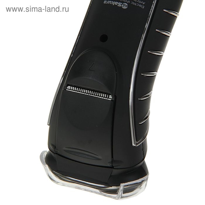 Электробритва Sakura SA-5414BK, АКБ, сеточная, 3 плавающие головки, триммер, чёрная Электробритва Sakura SA-5414BK, АКБ, сеточная, 3 плавающие головки, триммер, чёрная