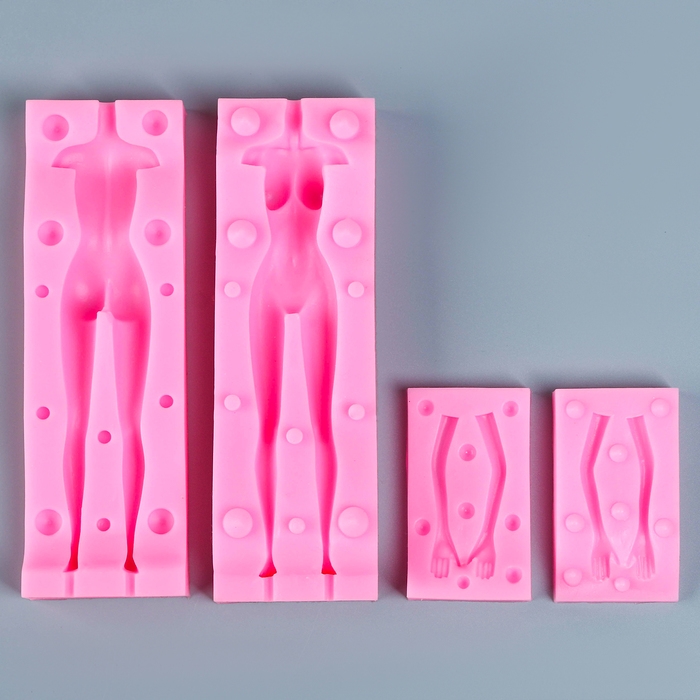 Форма силиконовая «Фигура девушки», 15,6 × 3,6 см Форма силиконовая «Фигура девушки», 15,6 × 3,6 см