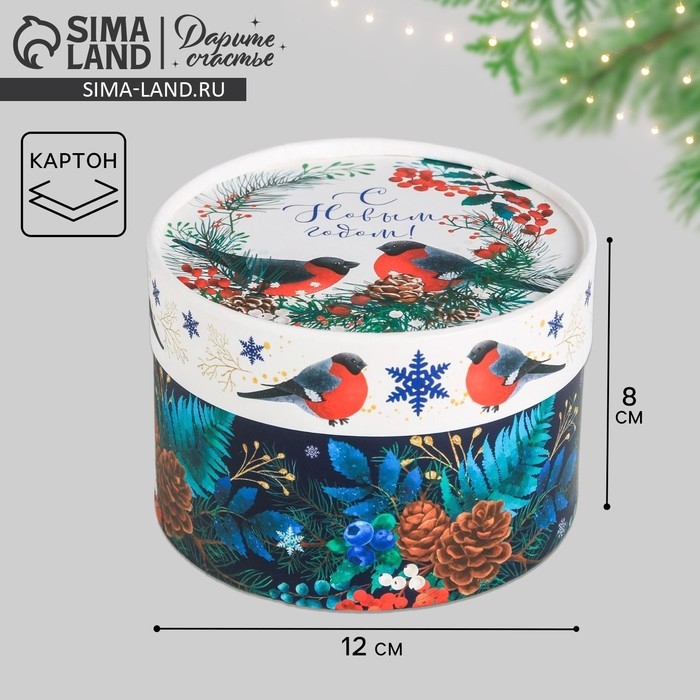 Коробка подарочная «Зима», 12 х 8 см, Новый год Коробка подарочная «Зима», 12 х 8 см, Новый год