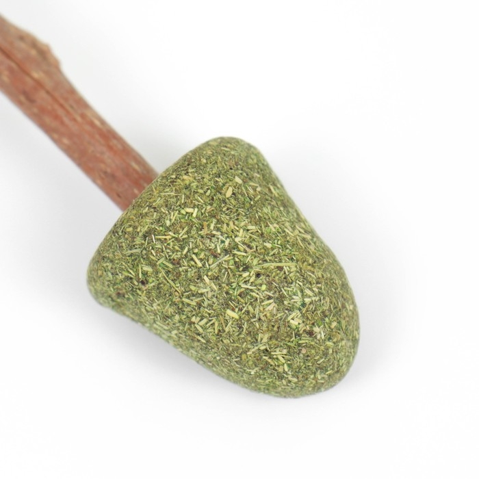 Игрушка-неваляшка для кошек  Игрушка-неваляшка для кошек "Юла" из прессованной кошачьей мяты и мататаби, 3,5 см