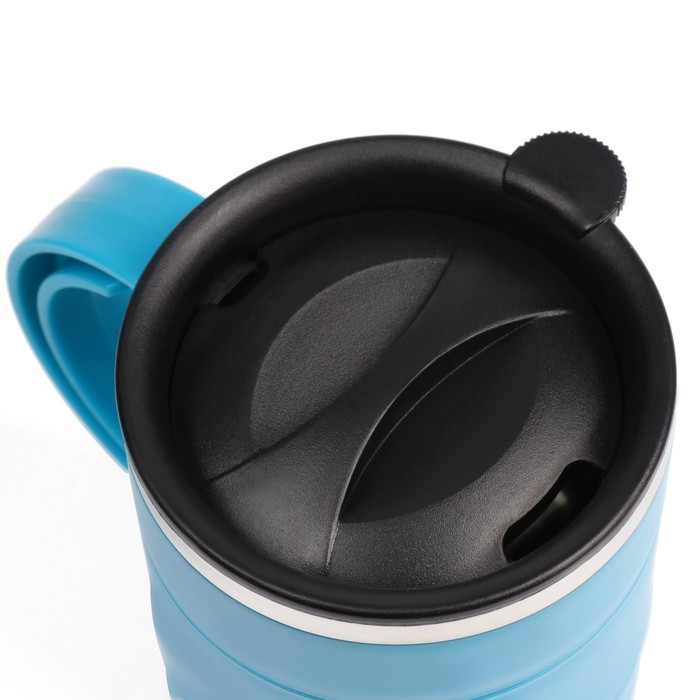 Термокружка, 450 мл, Поход Термокружка, 450 мл, Поход "Самый лучший сын", сохраняет тепло 2 ч, синяя