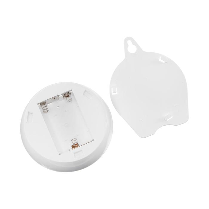 Светильник светодиодный с датчиком движения, 6LED, 2,5 Вт, от батареек 3*AAA, 3000К, т-белый Светильник светодиодный с датчиком движения, 6LED, 2,5 Вт, от батареек 3*AAA, 3000К, т-белый