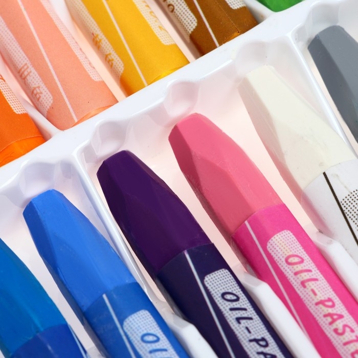 Пастель масляная 18 цветов в бумажном держателе, в картонной коробке Пастель масляная 18 цветов в бумажном держателе, в картонной коробке