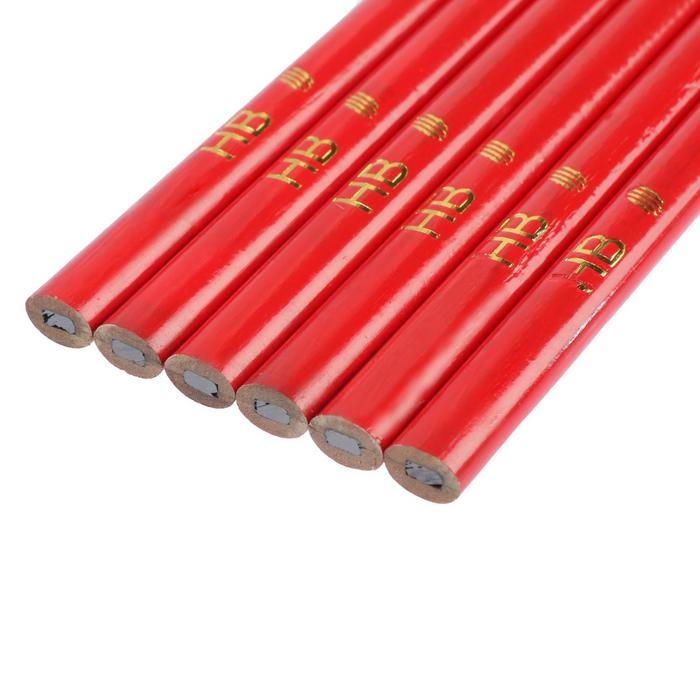 Карандаши строительные ТУНДРА, 180 мм, 6 шт. Карандаши строительные ТУНДРА, 180 мм, 6 шт.