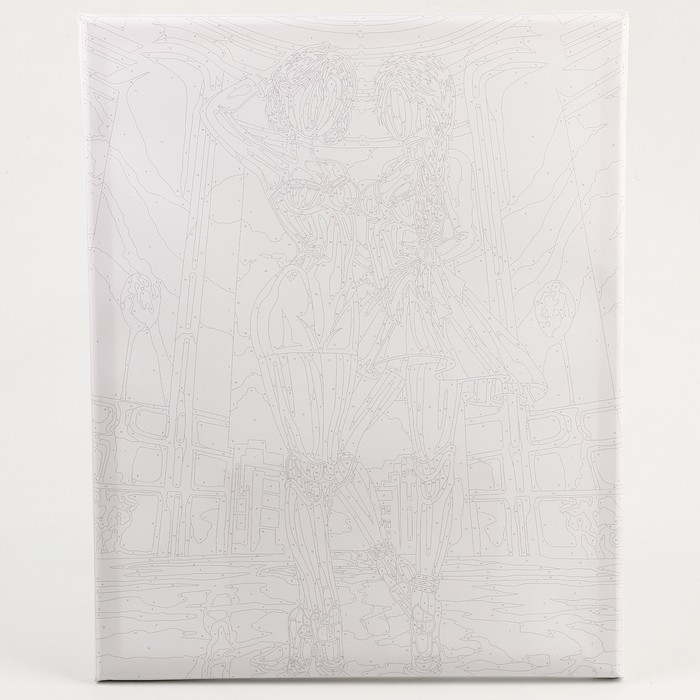 Картина по номерам на холсте с подрамником «Балерины-близняшки», 40 х 50 см Картина по номерам на холсте с подрамником «Балерины-близняшки», 40 х 50 см