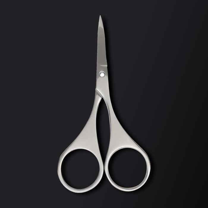 Ножницы маникюрные «Premium», загнутые, 9 см, на блистере, цвет серебристый Ножницы маникюрные «Premium», загнутые, 9 см, на блистере, цвет серебристый