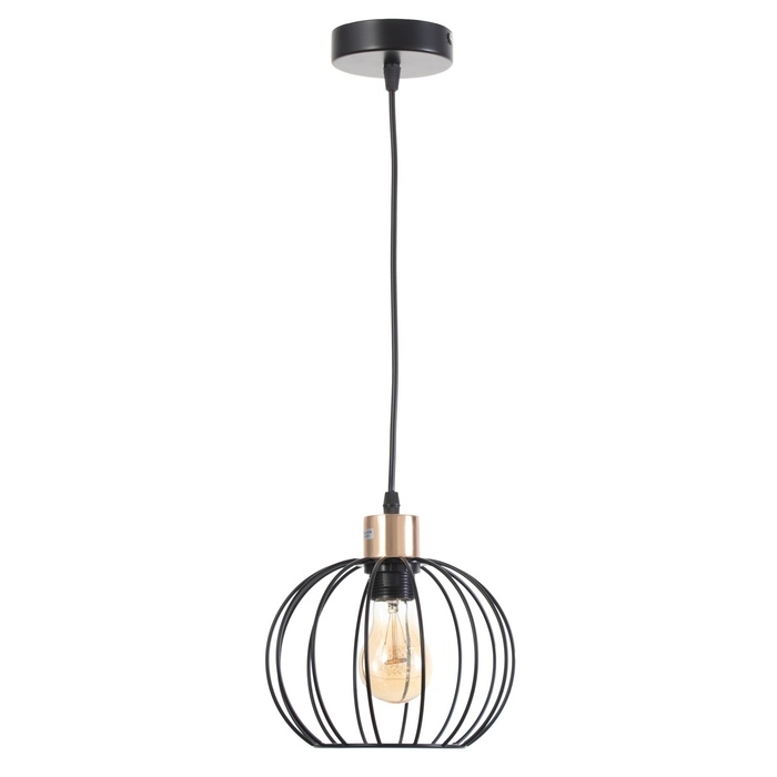 Люстра Люстра "Контур" 1х60Вт Е27 Чёрный 20х20х22(90)см