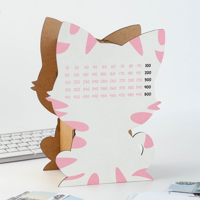 Копилка деревянная «Котик» Копилка деревянная «Котик»