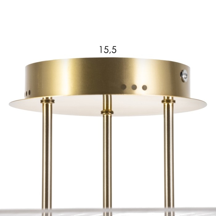 Люстра Люстра "Грация" LED 48Вт 3000-6000К золото 50х50х7-150смсм