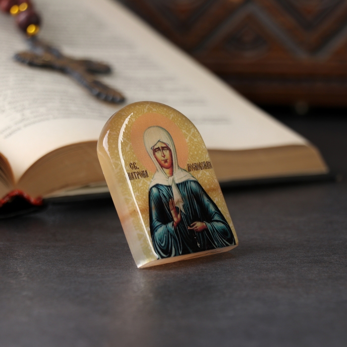 Икона  Икона "Матрона Московская", селенит