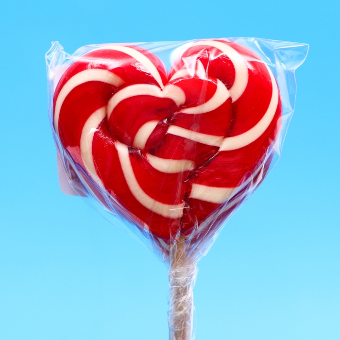 Карамель леденцовая Lenco, «Сердечко», клубника-сливки, 45 г Карамель леденцовая Lenco, «Сердечко», клубника-сливки, 45 г