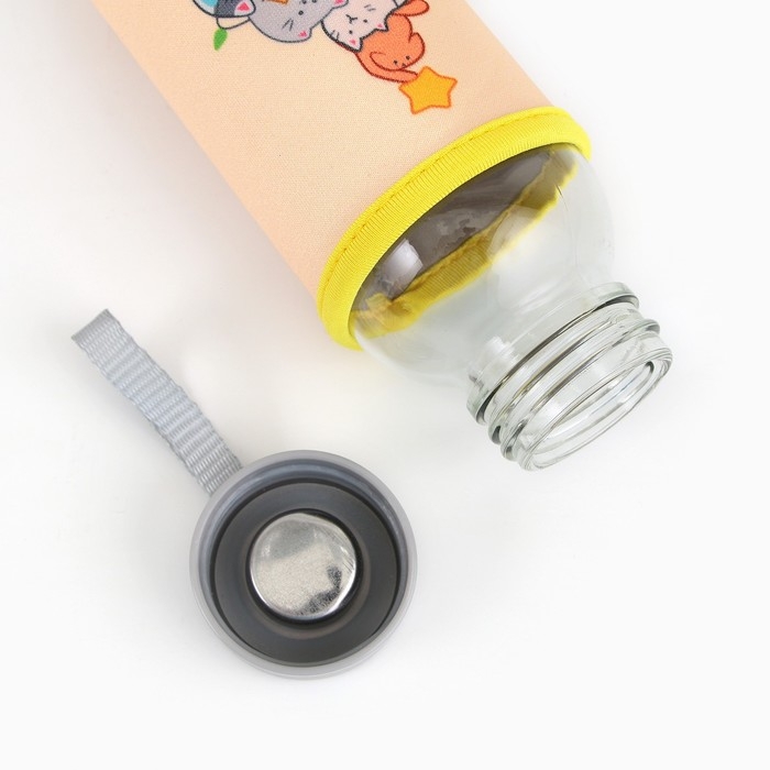 Новый год. Бутылка для воды «Котики», 350 мл