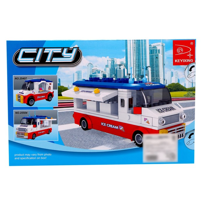 Конструктор «Фургон с мороженым», 259 деталей Конструктор «Фургон с мороженым», 259 деталей