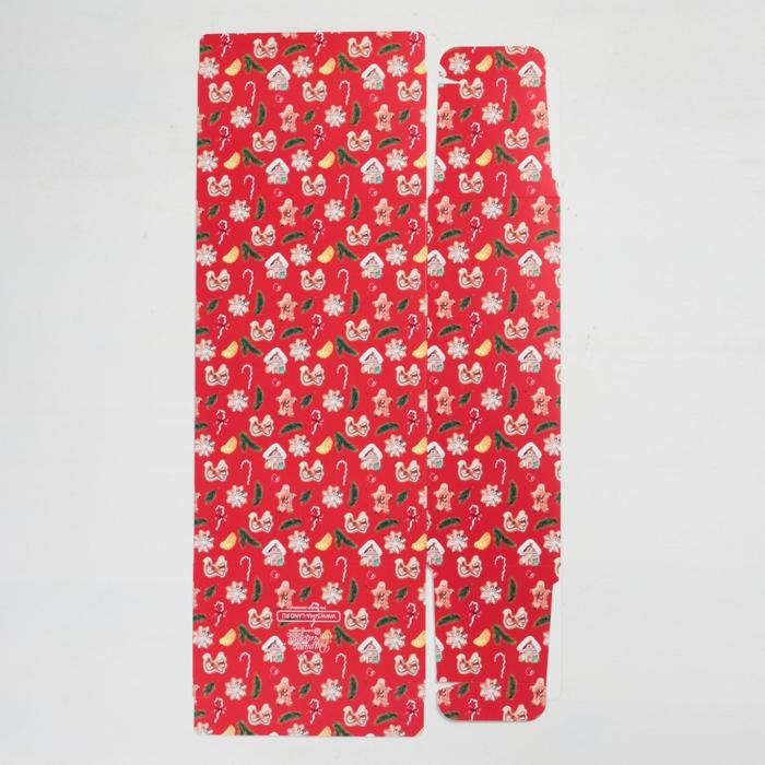 Коробка - конфета подарочная новогодняя складная «С Новым годом!», 18 х 28 х 10 см, Новый год Коробка - конфета подарочная новогодняя складная «С Новым годом!», 18 х 28 х 10 см, Новый год