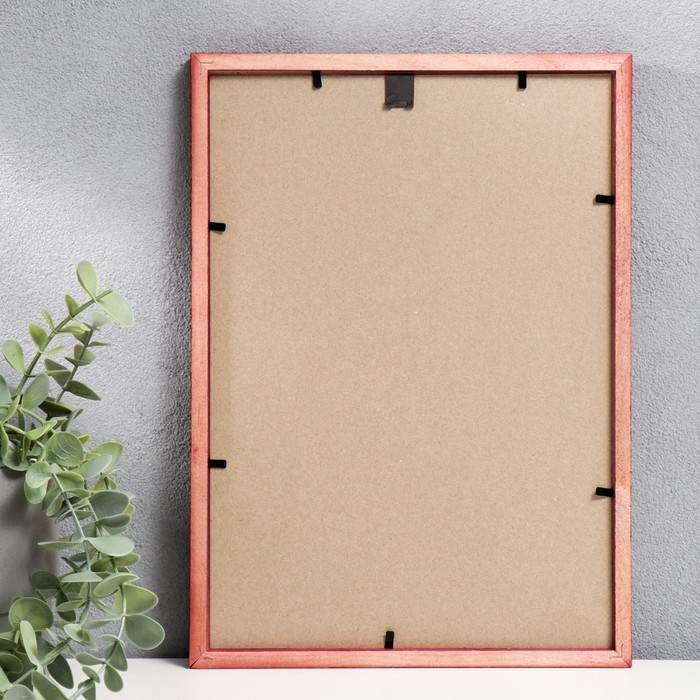 Фоторамка сосна с14 №1 вишня 21х30 см (пластиковый экран) Фоторамка сосна с14 №1 вишня 21х30 см (пластиковый экран)