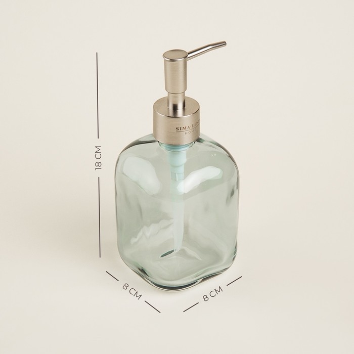 Дозатор для мыла SL Home, стекло, 8×8×18 см Дозатор для мыла SL Home, стекло, 8×8×18 см