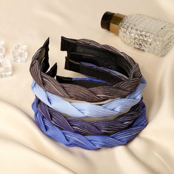 Ободок для волос Ободок для волос "Коса" винтаж, 1,8 см, микс