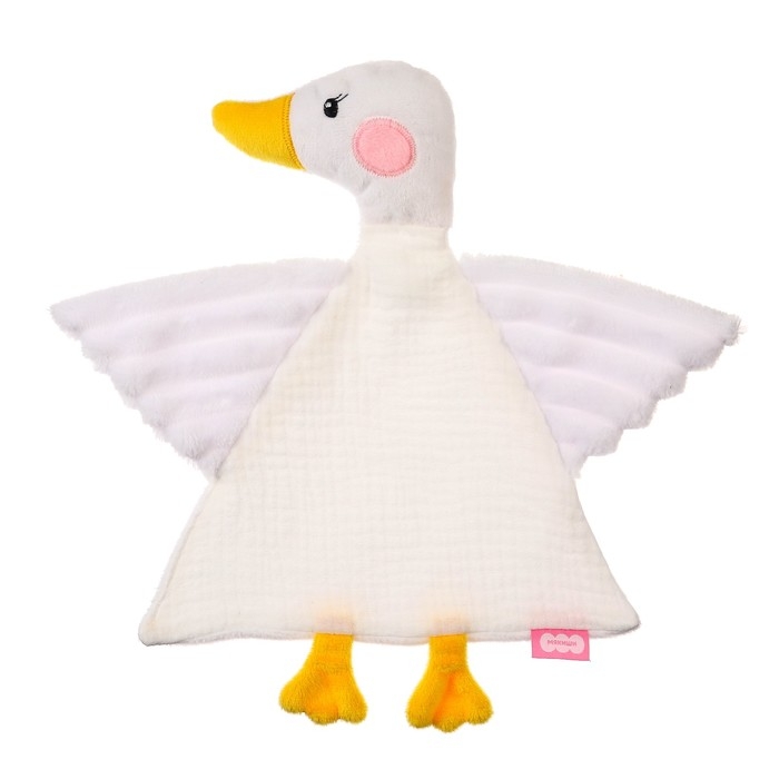 Комфортер - игрушка «Гусёнок», цвет белый, Мякиши