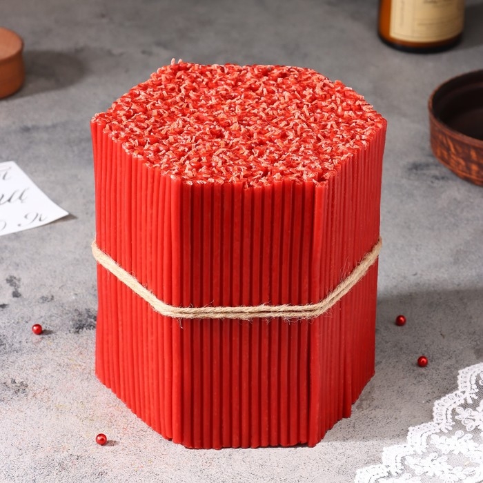 Свечи красные церковные №140, упаковка 2кг Свечи красные церковные №140, упаковка 2кг