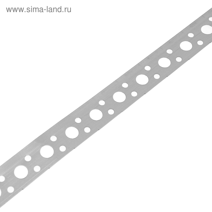 Лента перфорированная для вентиляции ТУНДРА krep, 20х0.5 мм, прямая, 25 м